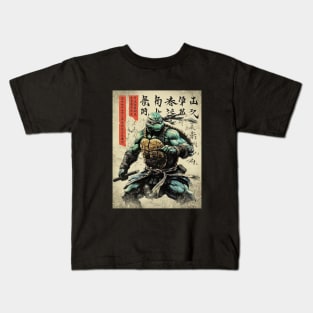 Vintage Japanese Ninja Turtle Kids T-Shirt